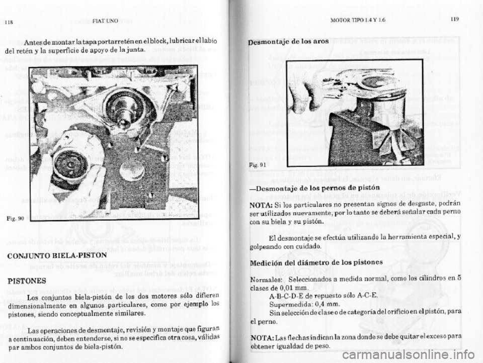 FIAT REGATA 1987  Service Service Manual 