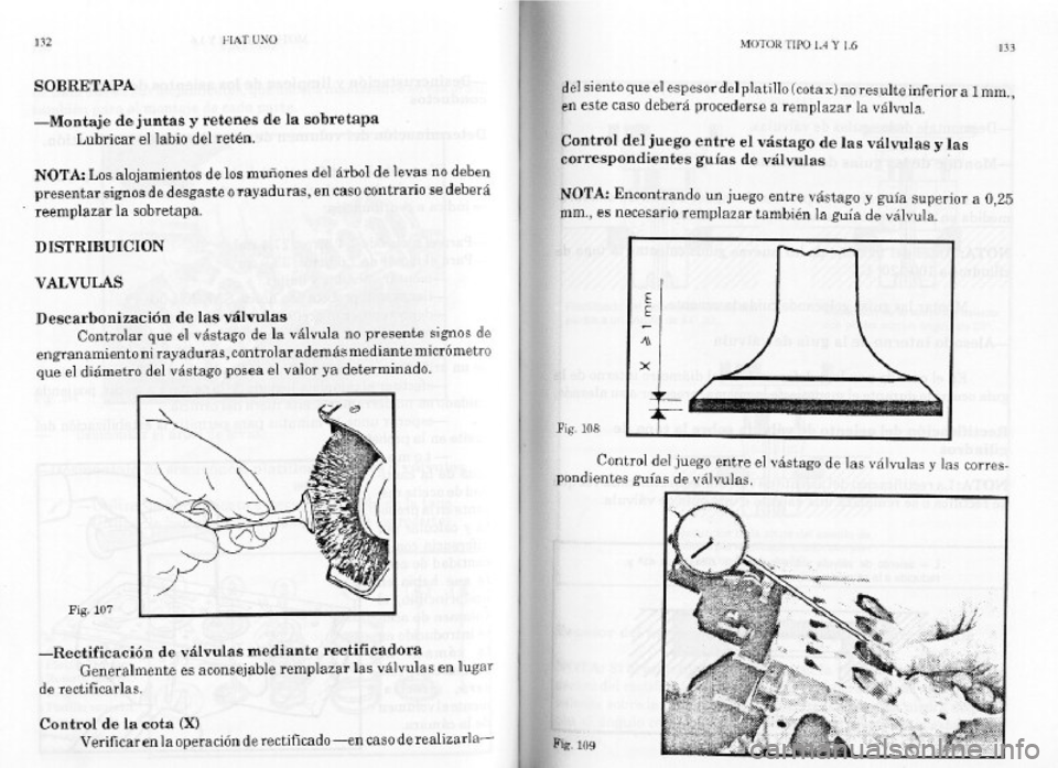 FIAT REGATA 1987  Service Workshop Manual 