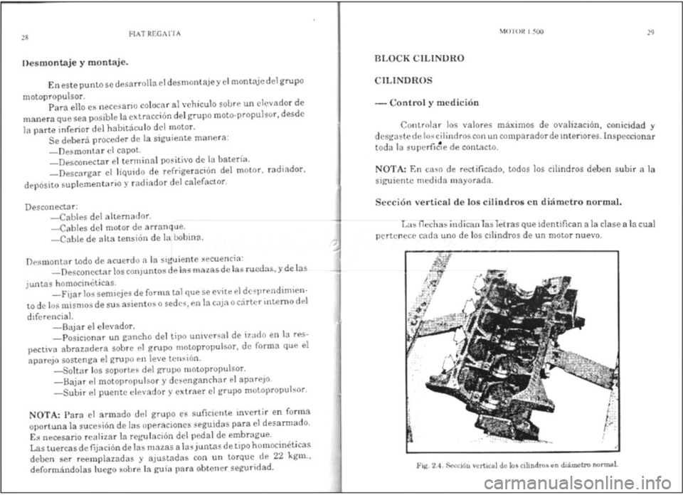 FIAT REGATA 1987  Service Repair Manual 