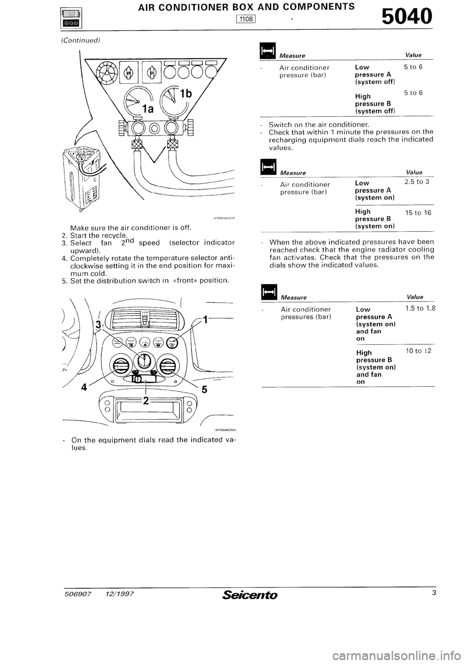 FIAT SEICENTO 1997 Service And Repair Manual FIAT SEICENTO 1997 Service And Repair Manual