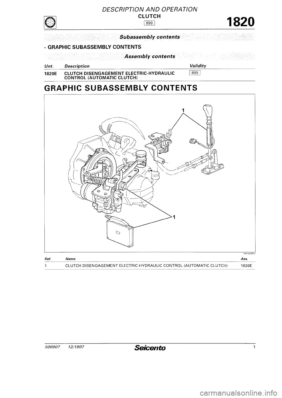 FIAT SEICENTO 1997 Service And Repair Manual FIAT SEICENTO 1997 Service And Repair Manual
