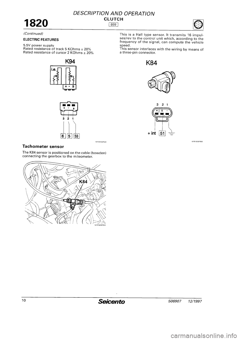 FIAT SEICENTO 1997 Service And Repair Manual FIAT SEICENTO 1997 Service And Repair Manual