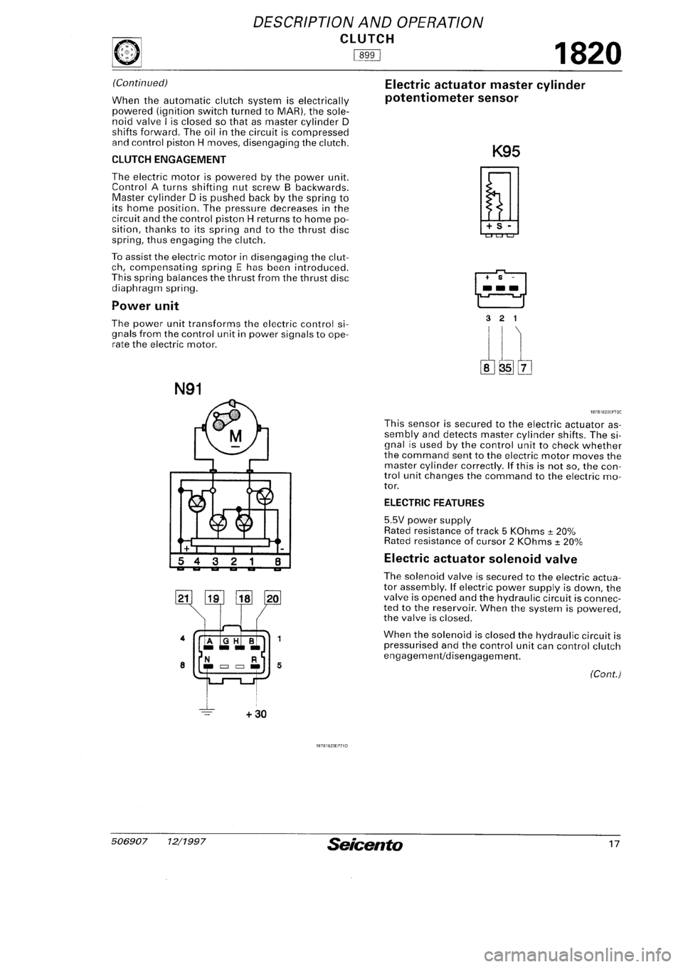 FIAT SEICENTO 1997 Service And Repair Manual FIAT SEICENTO 1997 Service And Repair Manual