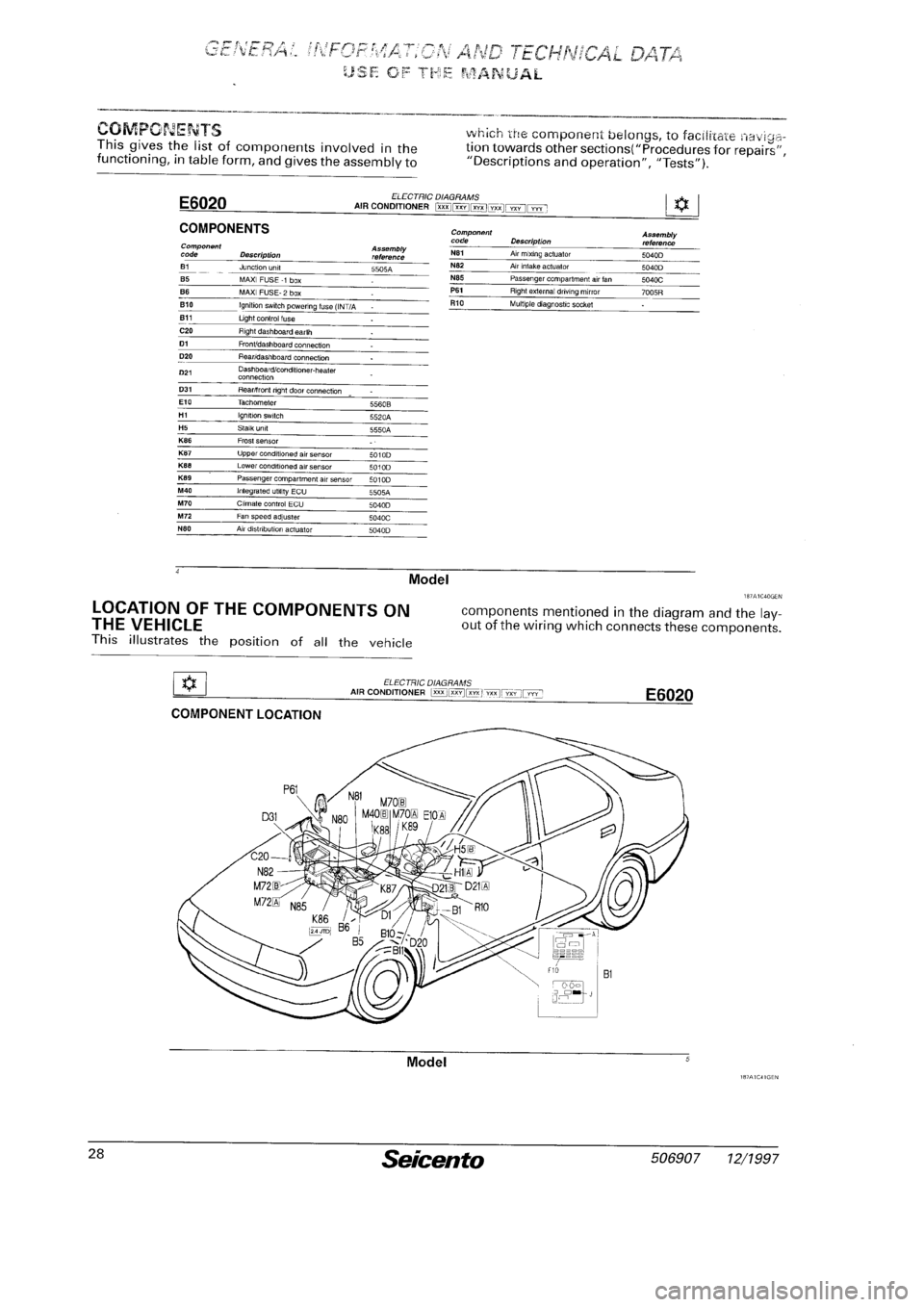 FIAT SEICENTO 1997  Service And Owners Guide 
