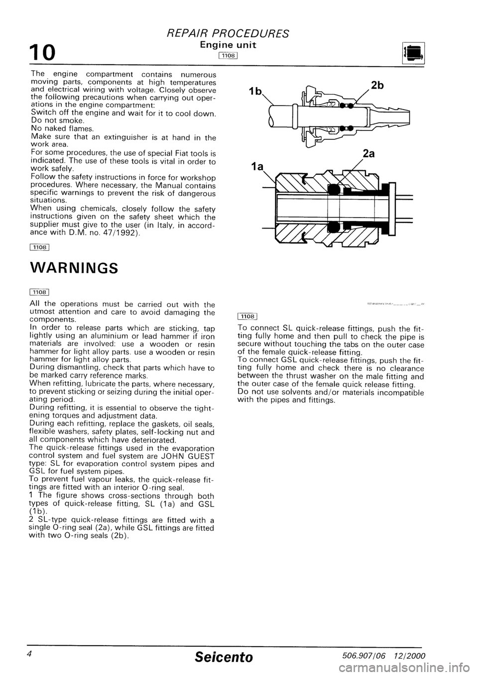 FIAT SEICENTO 1997 Service And Repair Manual FIAT SEICENTO 1997 Service And Repair Manual
