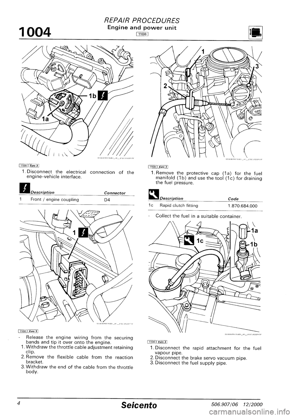 FIAT SEICENTO 1997 Service And Repair Manual FIAT SEICENTO 1997 Service And Repair Manual