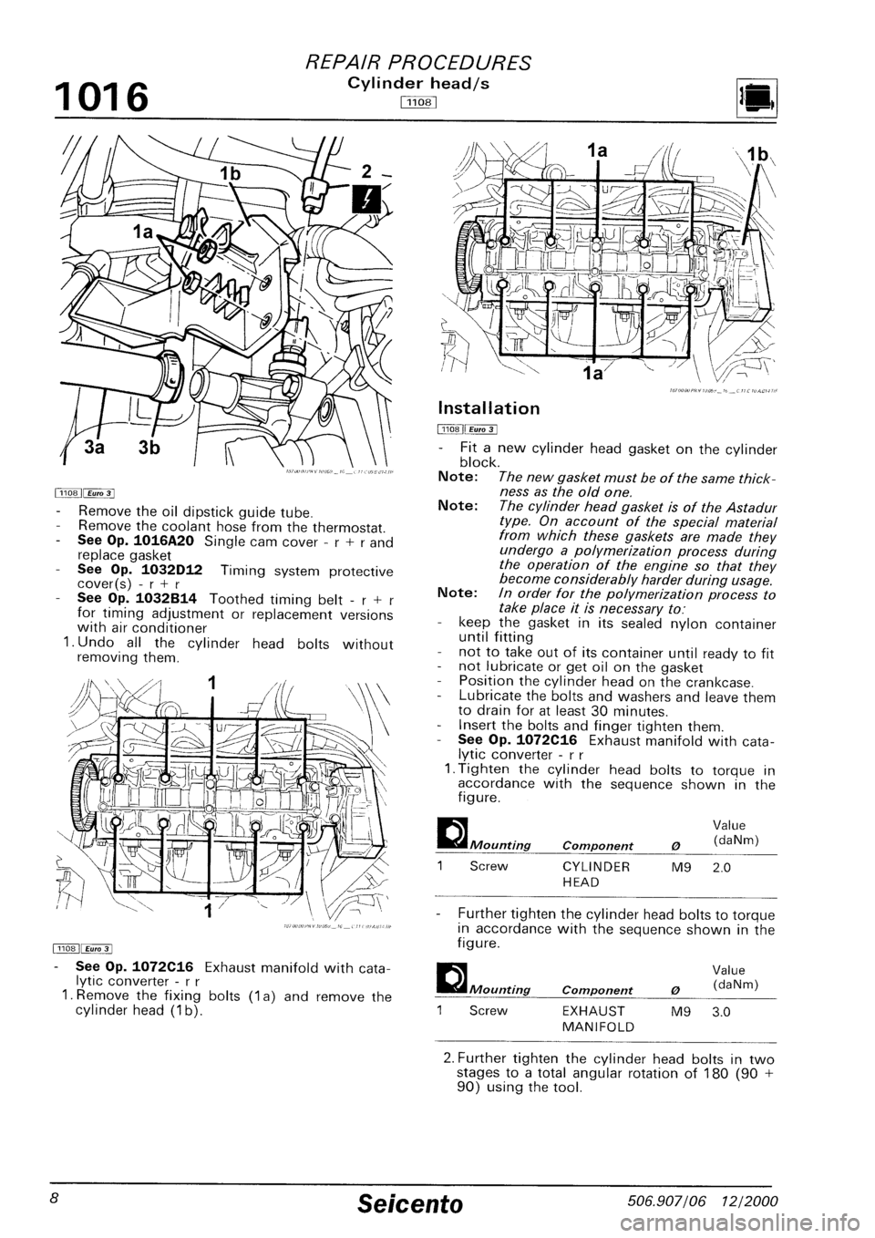 FIAT SEICENTO 1997  Service And Repair Manual 