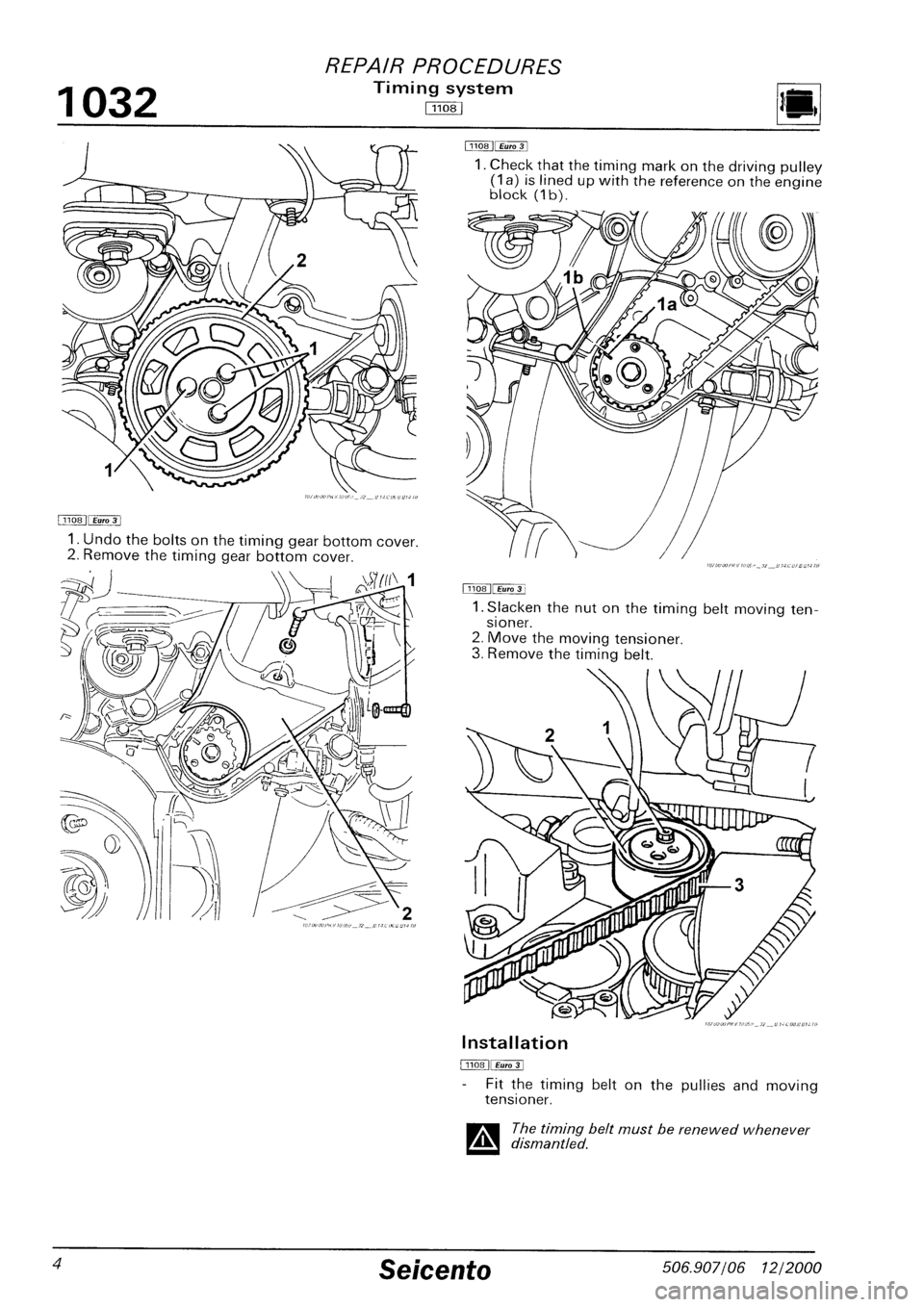 FIAT SEICENTO 1997  Service And Repair Manual 