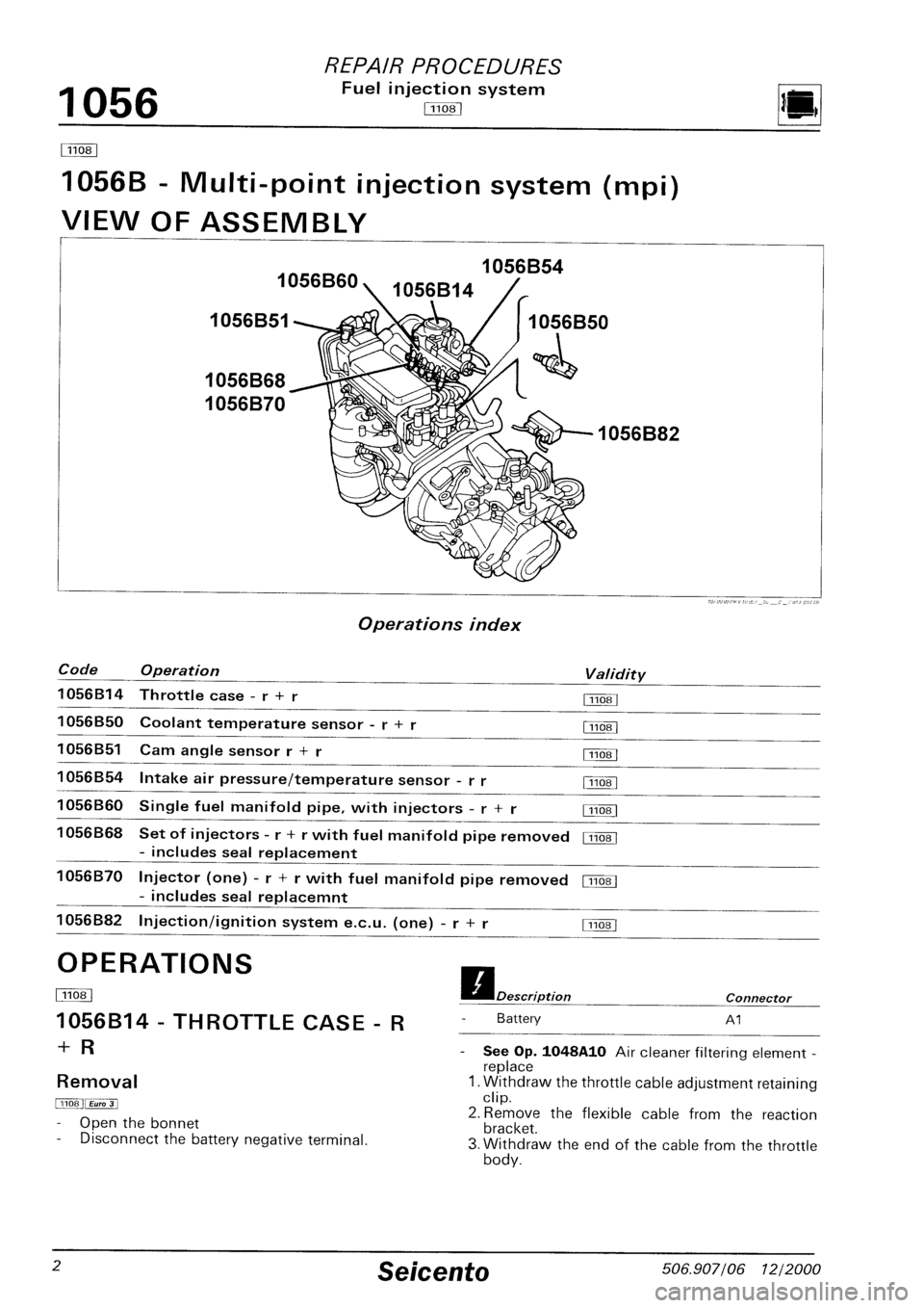 FIAT SEICENTO 1997 Service And Repair Manual FIAT SEICENTO 1997 Service And Repair Manual