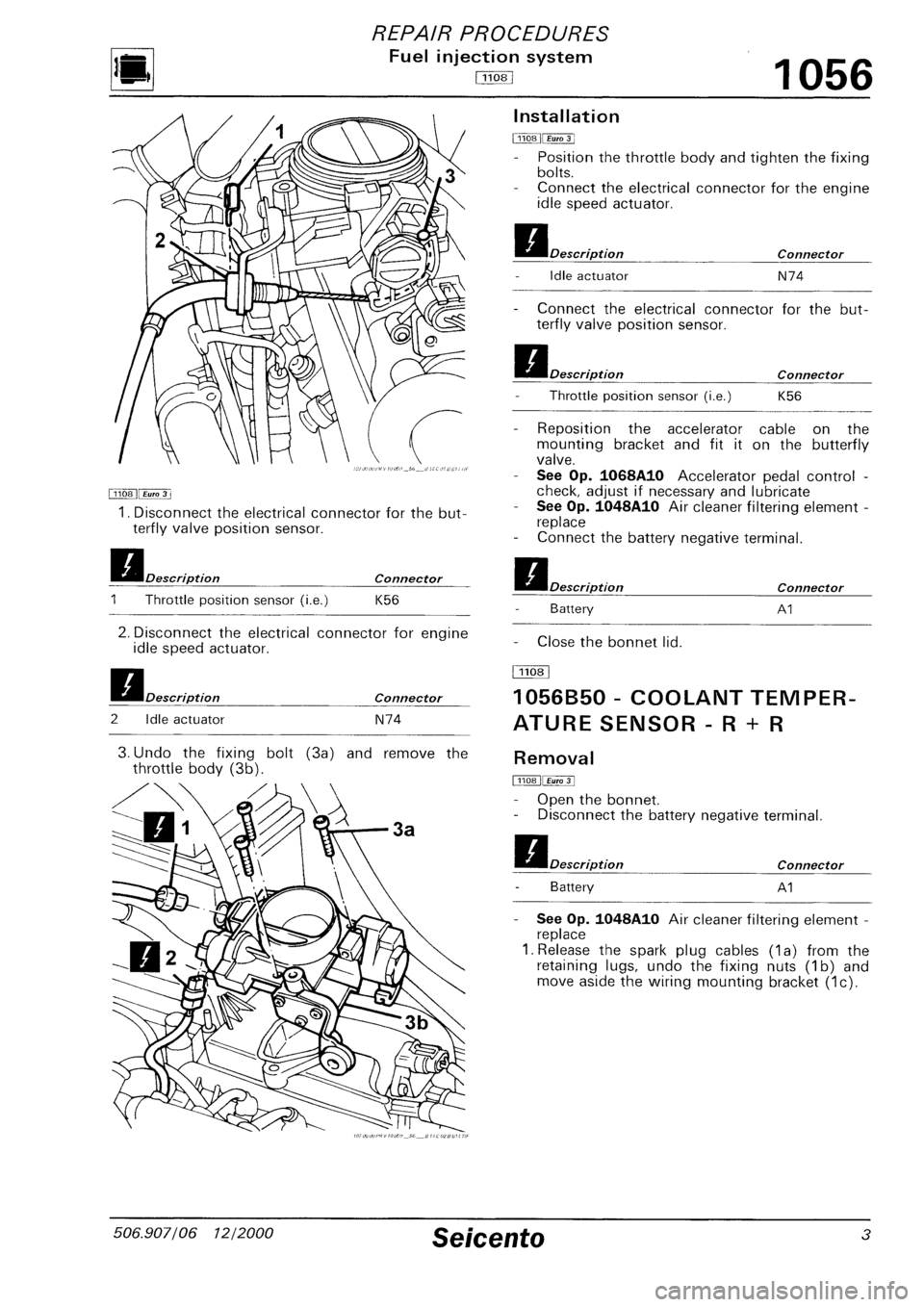 FIAT SEICENTO 1997 Service And Repair Manual FIAT SEICENTO 1997 Service And Repair Manual