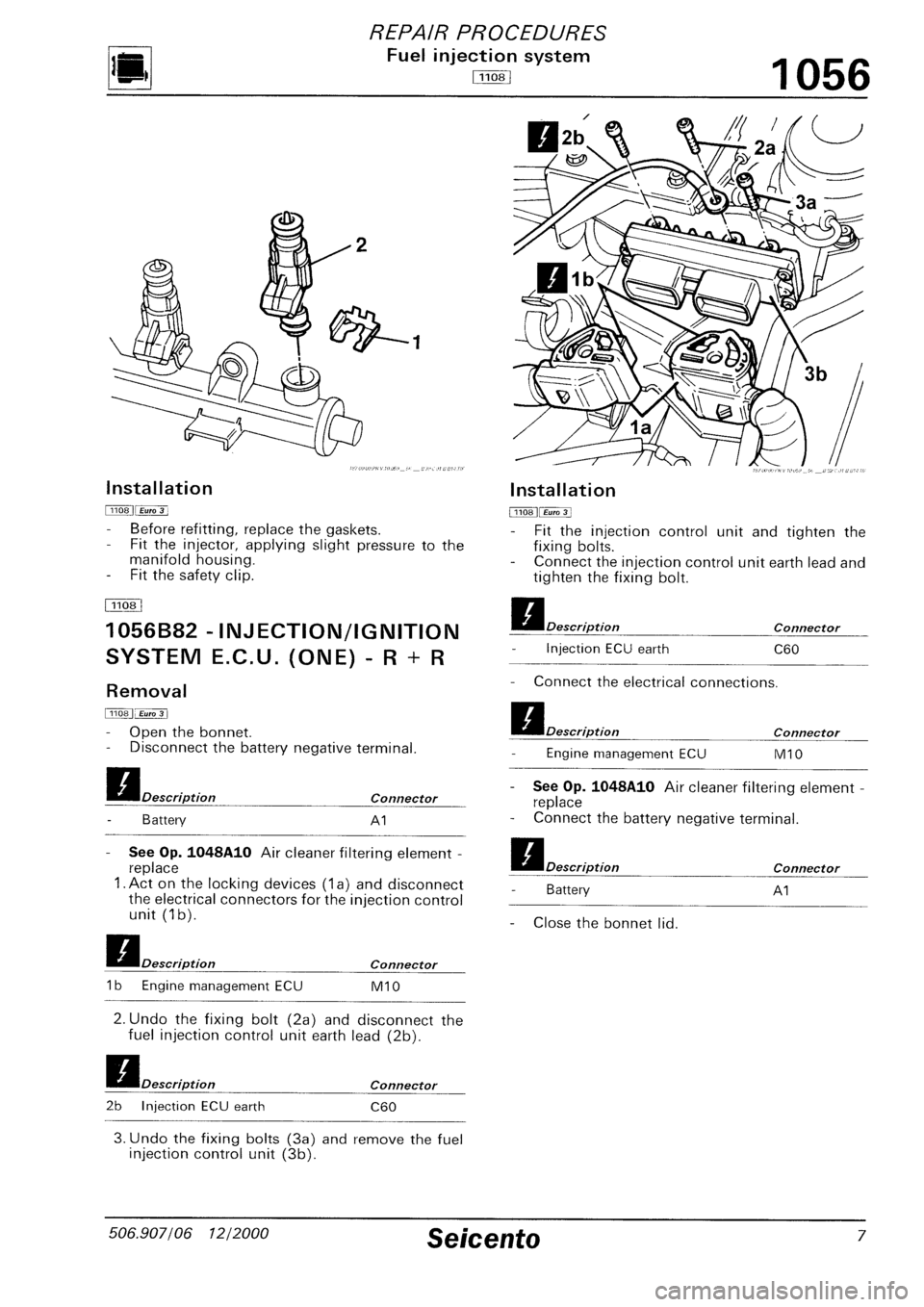 FIAT SEICENTO 1997 Service And Repair Manual FIAT SEICENTO 1997 Service And Repair Manual