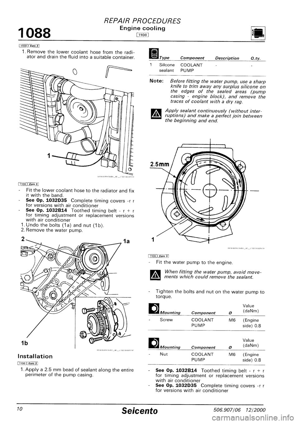 FIAT SEICENTO 1997  Service And Repair Manual 