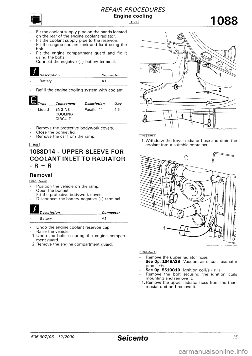 FIAT SEICENTO 1997  Service And Repair Manual 