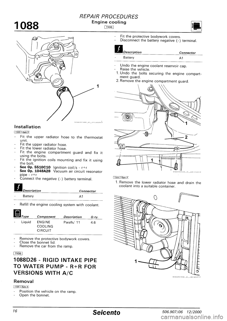 FIAT SEICENTO 1997  Service And Repair Manual 