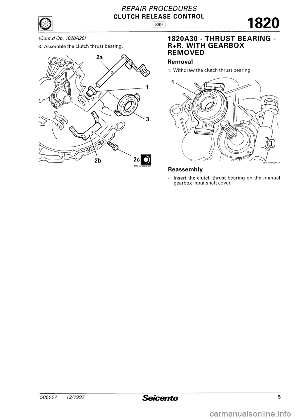 FIAT SEICENTO 1997 Service And Repair Manual FIAT SEICENTO 1997 Service And Repair Manual