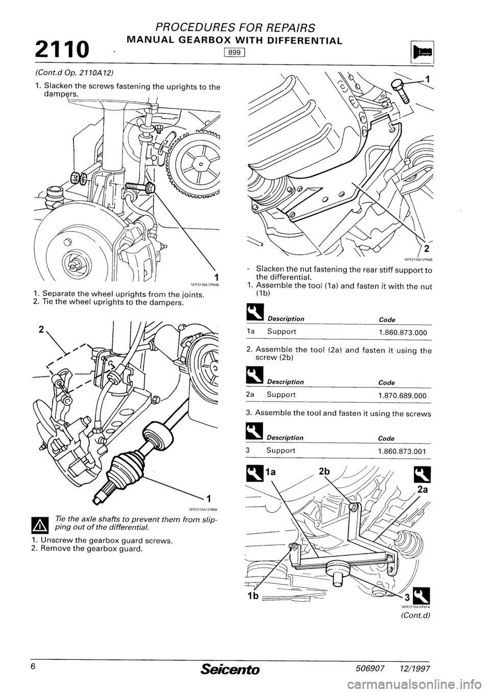 FIAT SEICENTO 1997 Service And Repair Manual FIAT SEICENTO 1997 Service And Repair Manual