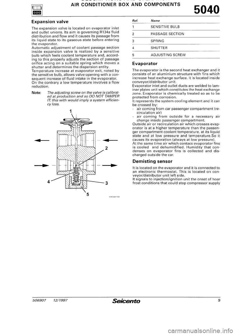 FIAT SEICENTO 1997 Service And Repair Manual FIAT SEICENTO 1997 Service And Repair Manual