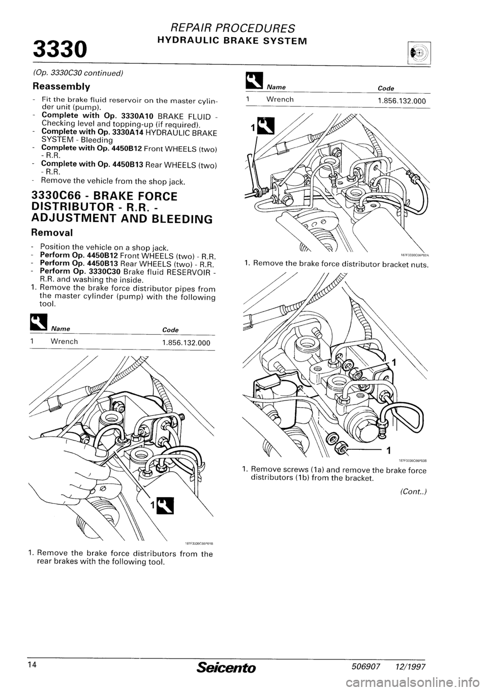 FIAT SEICENTO 1997 Service And Repair Manual FIAT SEICENTO 1997 Service And Repair Manual
