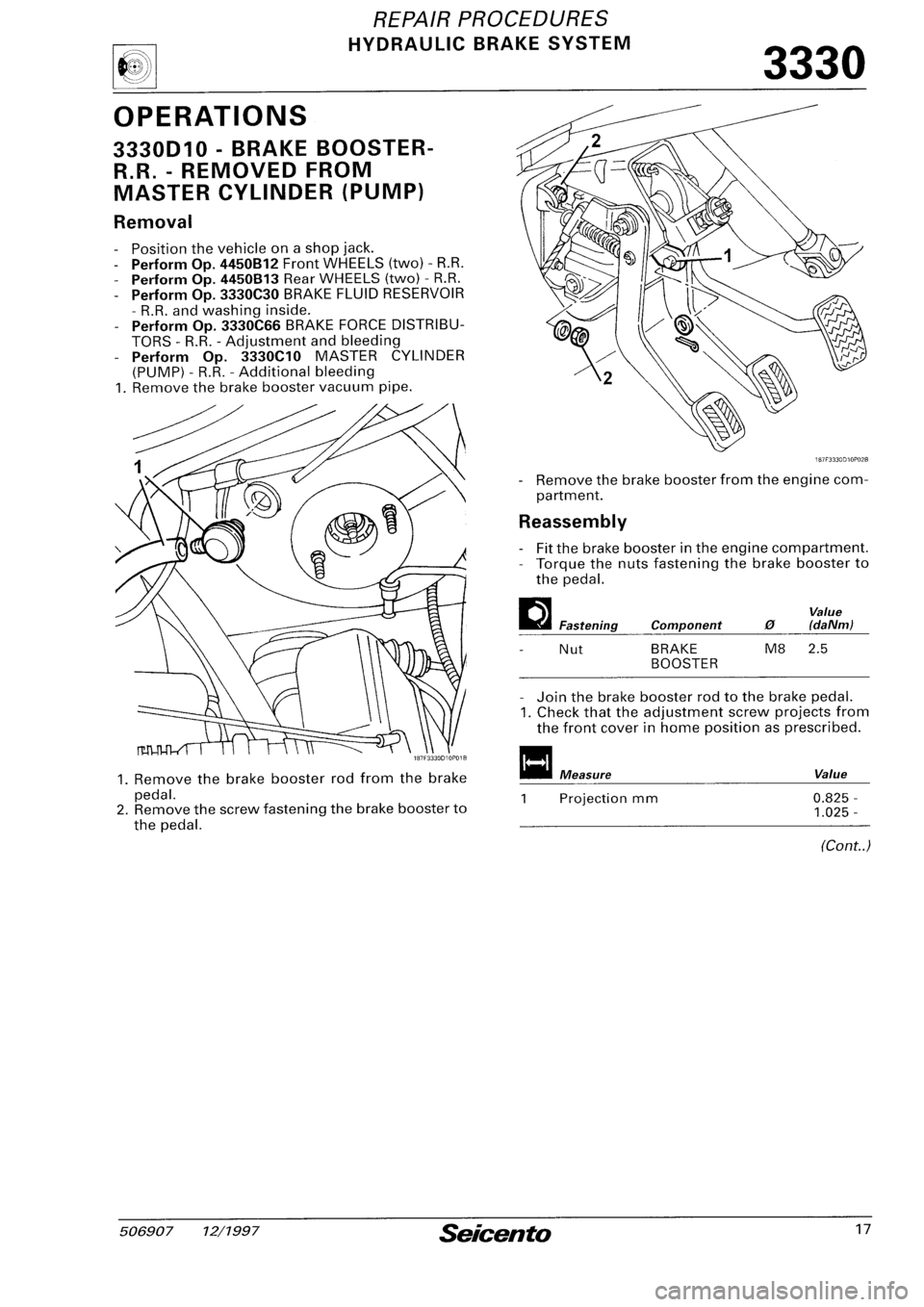 FIAT SEICENTO 1997 Service And Repair Manual FIAT SEICENTO 1997 Service And Repair Manual