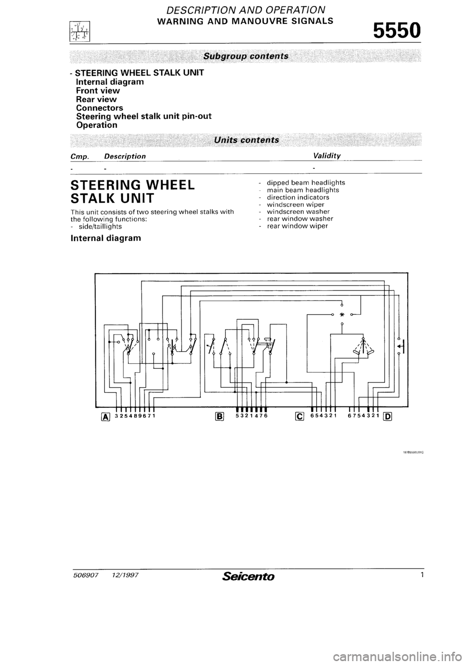 FIAT SEICENTO 1997 Service And Repair Manual FIAT SEICENTO 1997 Service And Repair Manual