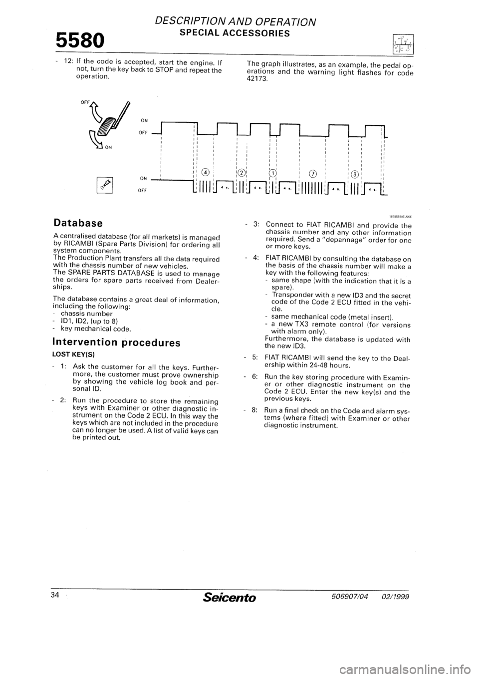 FIAT SEICENTO 1997 Service And Repair Manual FIAT SEICENTO 1997 Service And Repair Manual