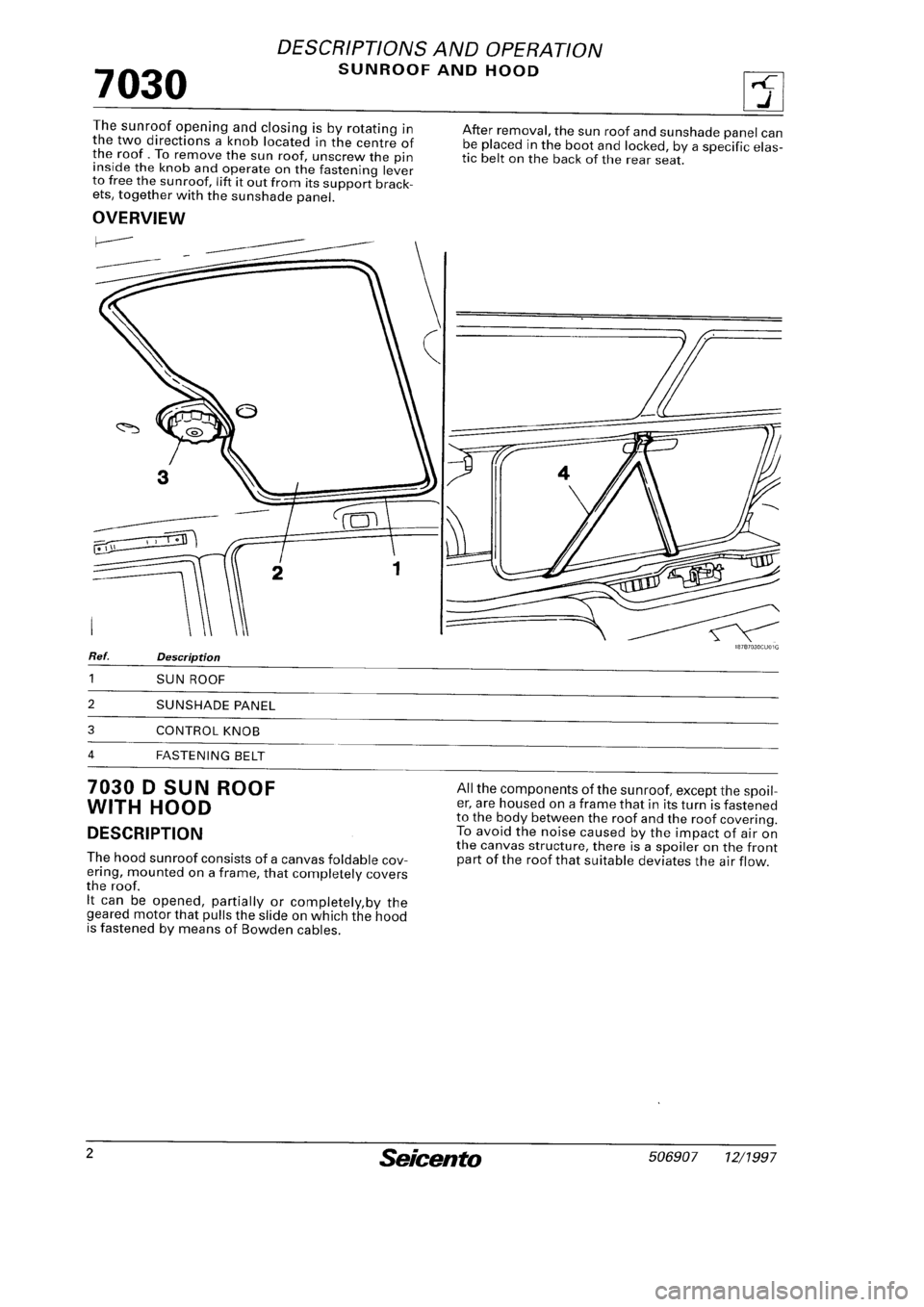 FIAT SEICENTO 1997 Service And Repair Manual FIAT SEICENTO 1997 Service And Repair Manual