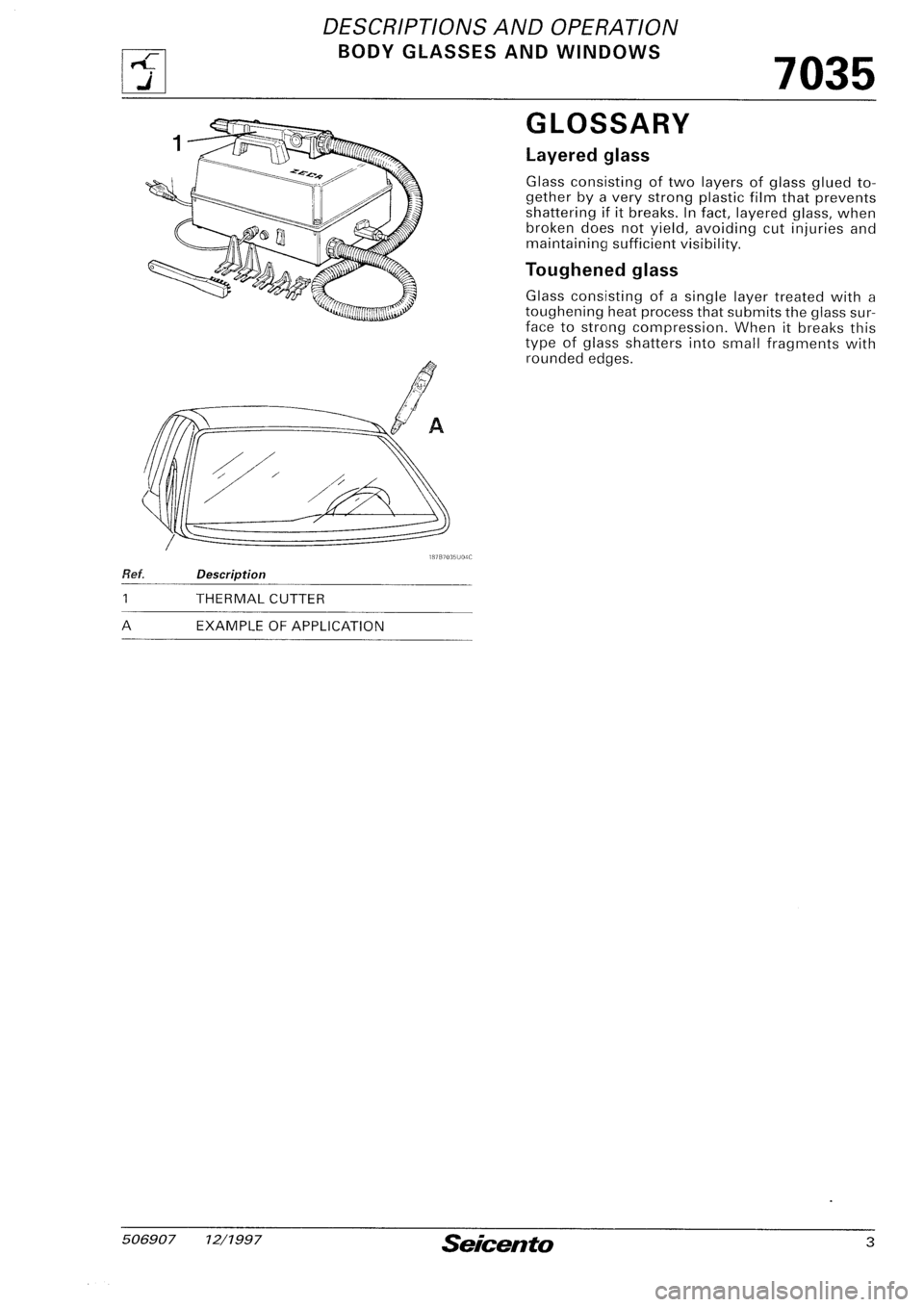 FIAT SEICENTO 1997 Service And Repair Manual FIAT SEICENTO 1997 Service And Repair Manual