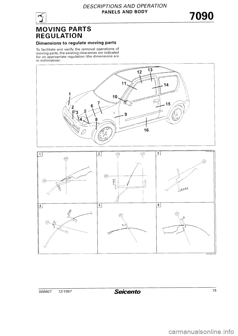 FIAT SEICENTO 1997 Service And Repair Manual FIAT SEICENTO 1997 Service And Repair Manual