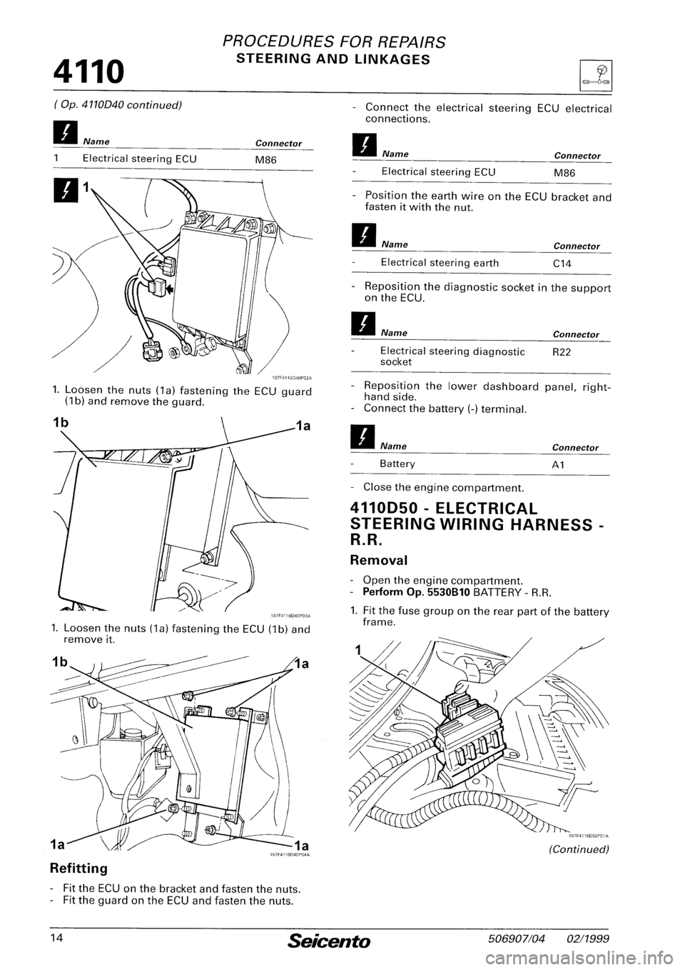 FIAT SEICENTO 1997 Service And Repair Manual FIAT SEICENTO 1997 Service And Repair Manual