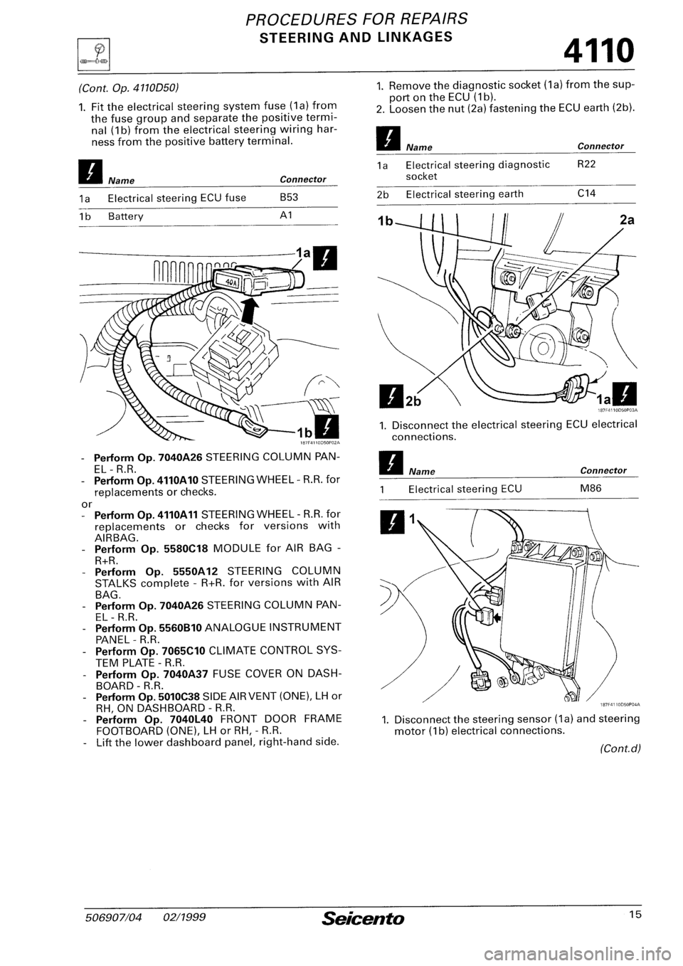 FIAT SEICENTO 1997 Service And Repair Manual FIAT SEICENTO 1997 Service And Repair Manual