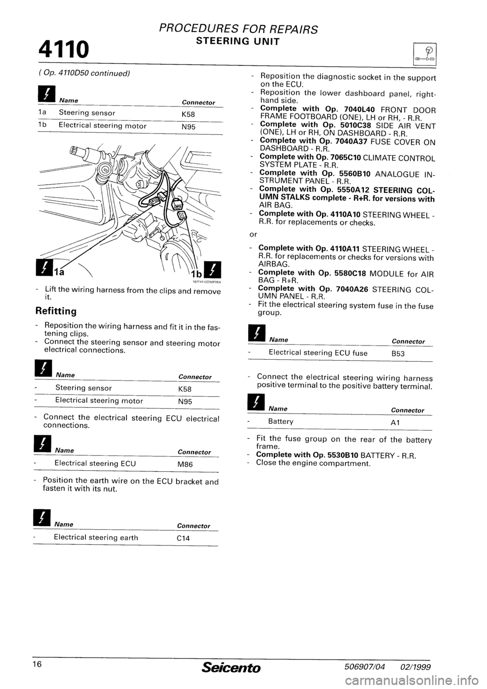 FIAT SEICENTO 1997 Service And Repair Manual FIAT SEICENTO 1997 Service And Repair Manual