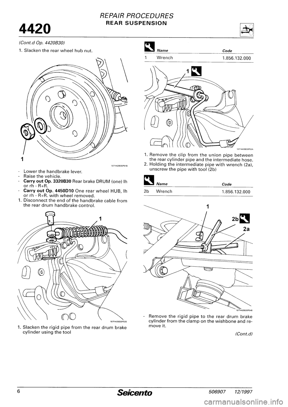 FIAT SEICENTO 1997 Service And Repair Manual FIAT SEICENTO 1997 Service And Repair Manual