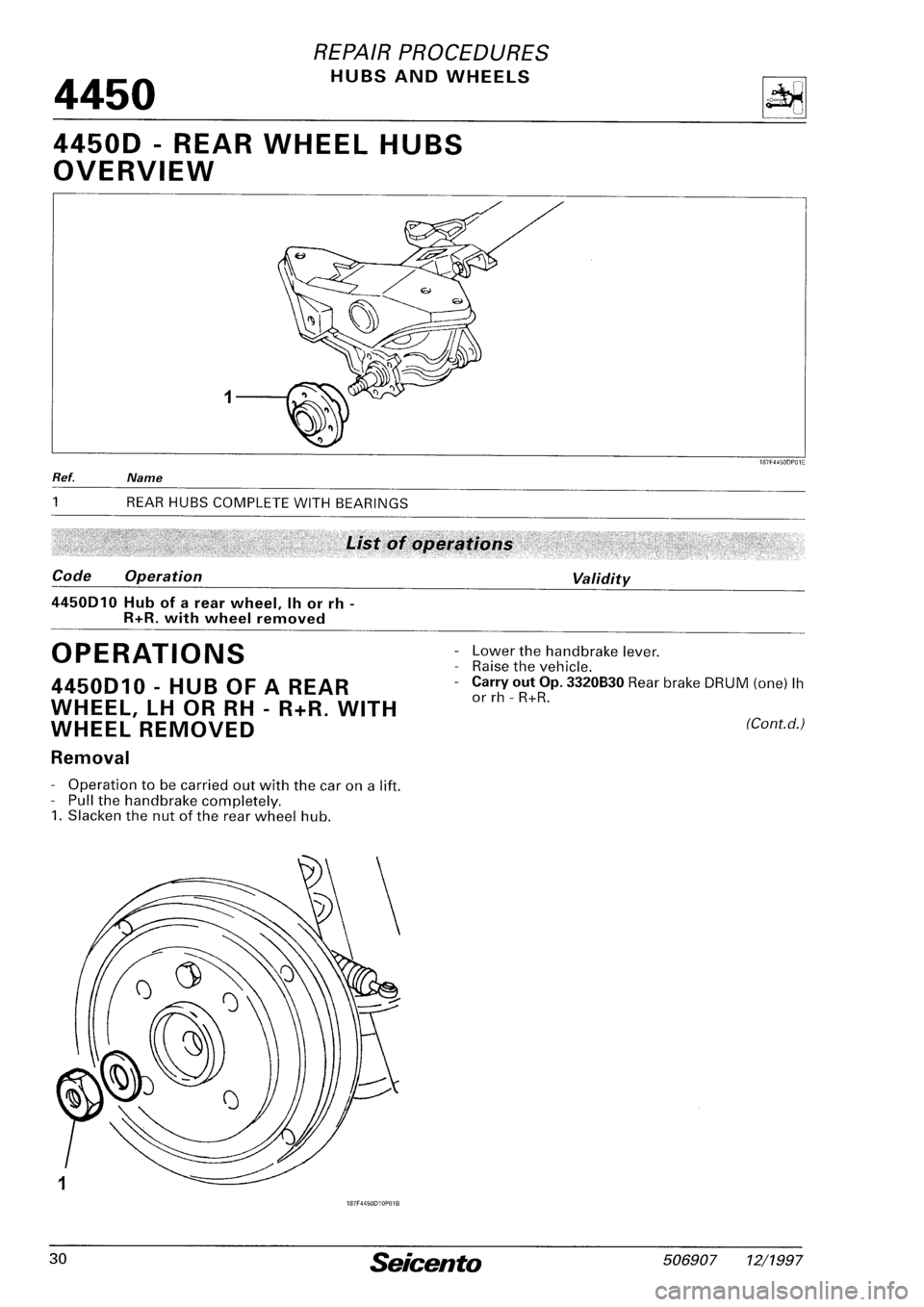 FIAT SEICENTO 1997 Service And Repair Manual FIAT SEICENTO 1997 Service And Repair Manual