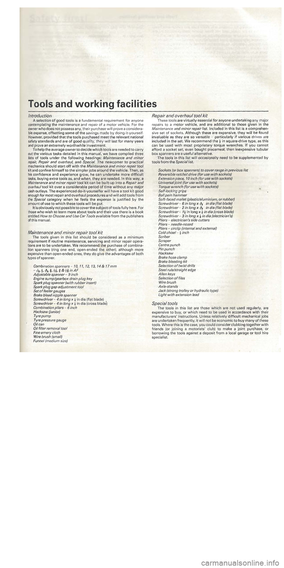 FIAT TIPO 1988 User Guide FIAT TIPO 1988 User Guide