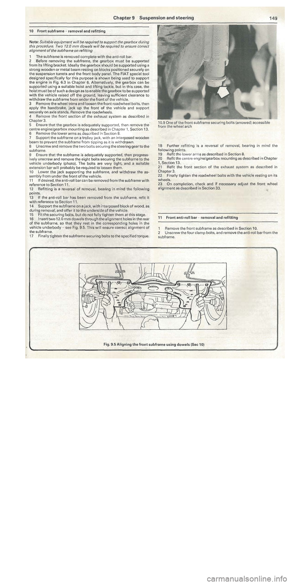 FIAT TIPO 1988 Workshop Manual FIAT TIPO 1988 Workshop Manual