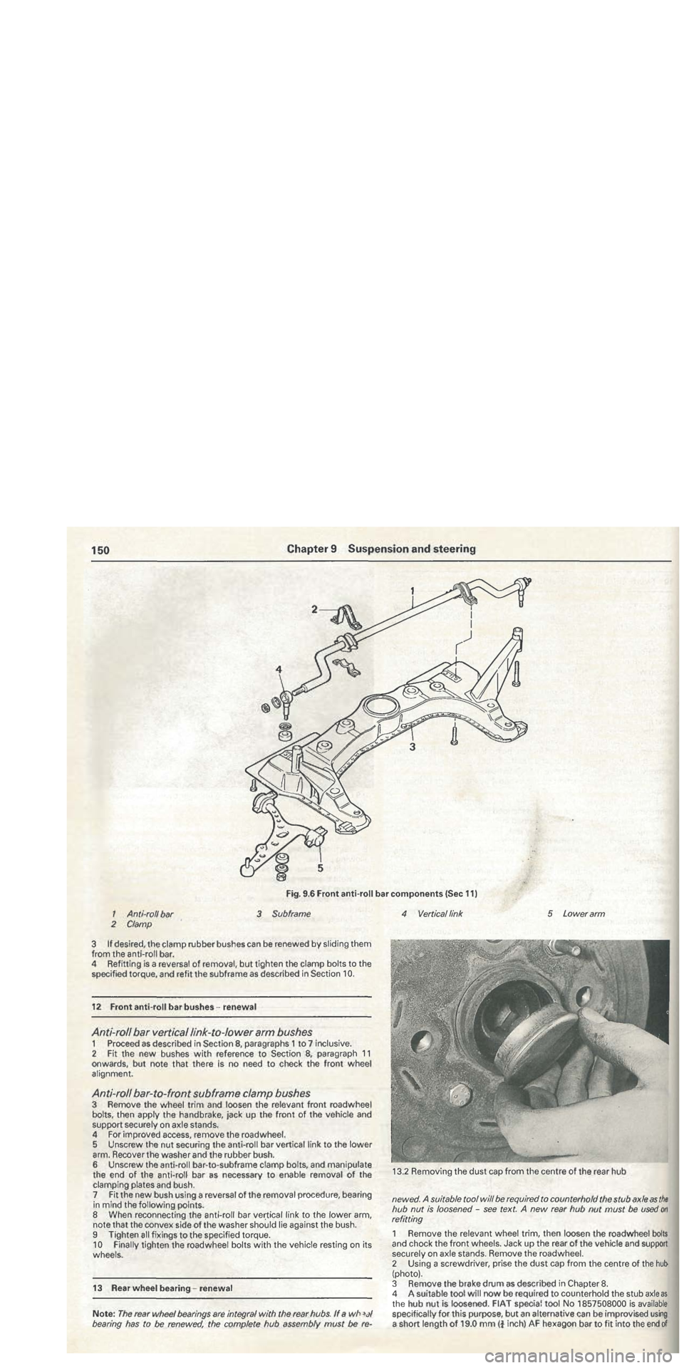 FIAT TIPO 1988 Workshop Manual FIAT TIPO 1988 Workshop Manual