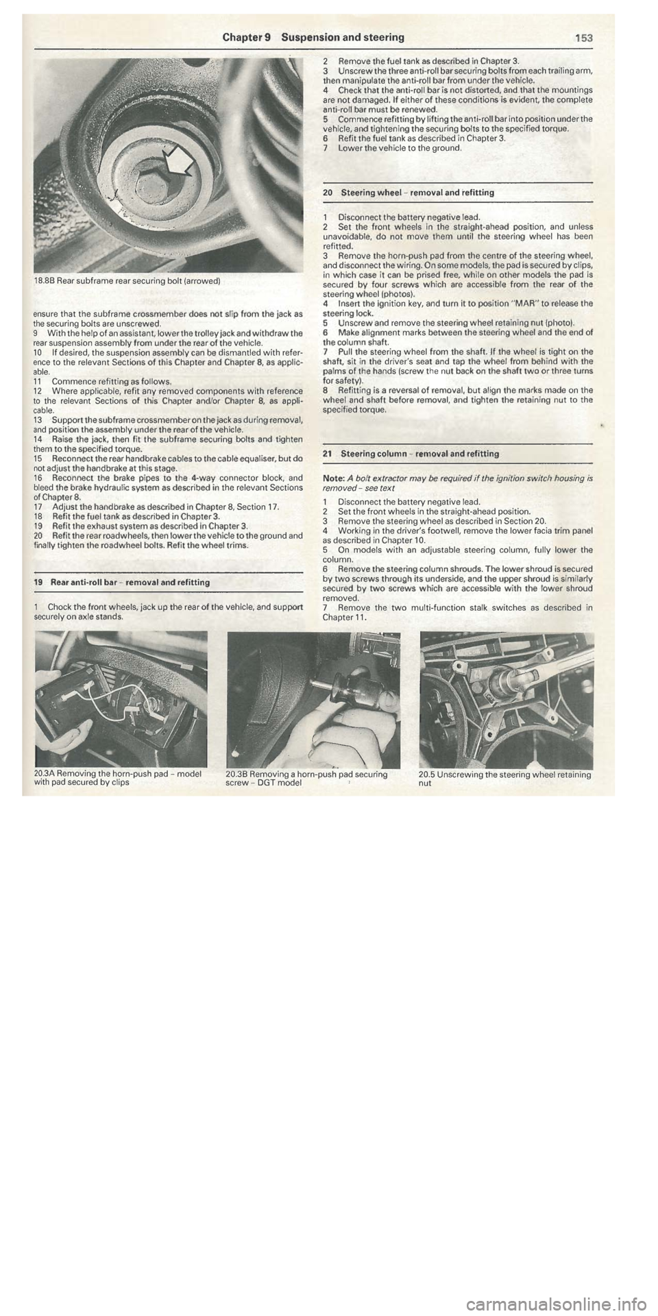 FIAT TIPO 1988 Workshop Manual FIAT TIPO 1988 Workshop Manual