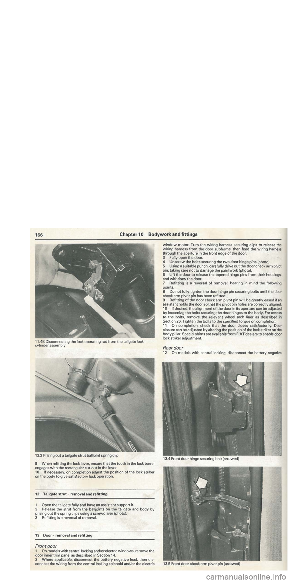 FIAT TIPO 1988 Workshop Manual FIAT TIPO 1988 Workshop Manual