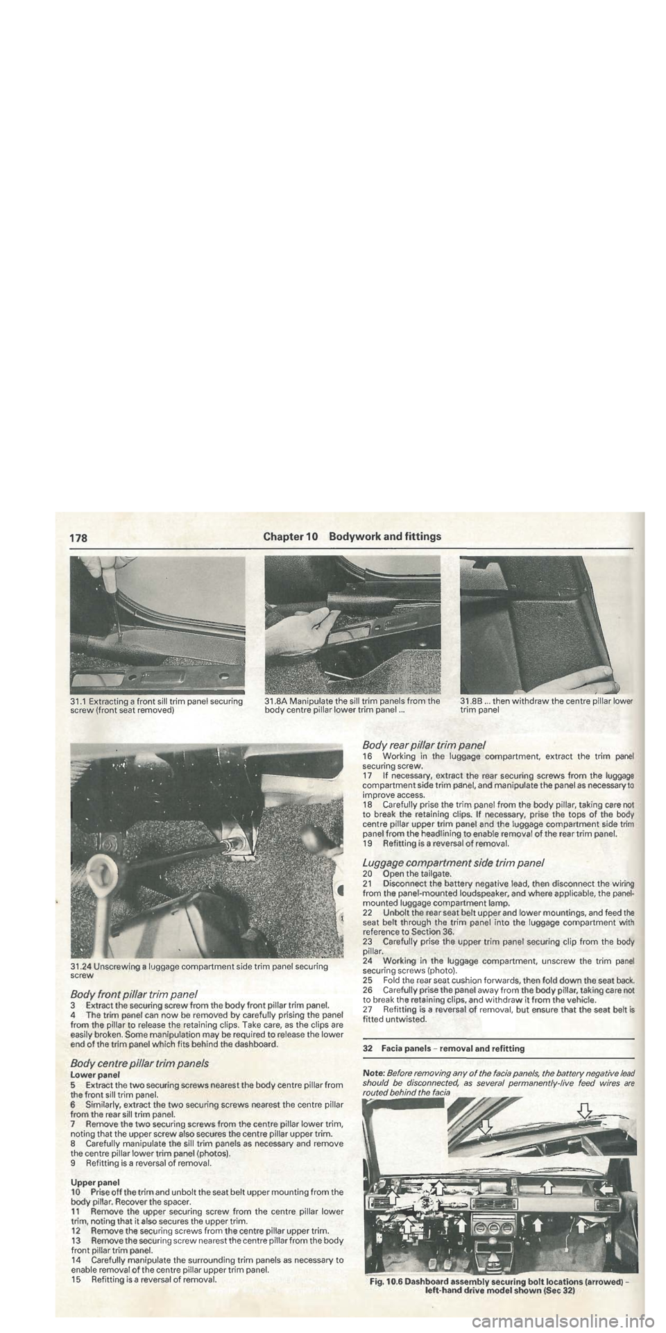 FIAT TIPO 1988 Workshop Manual FIAT TIPO 1988 Workshop Manual