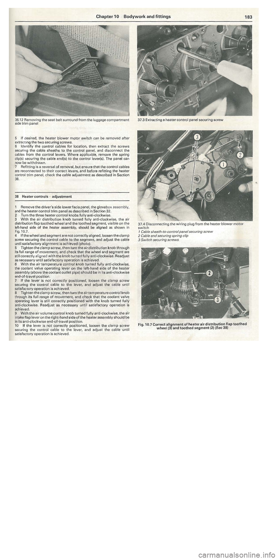 FIAT TIPO 1988 Workshop Manual FIAT TIPO 1988 Workshop Manual