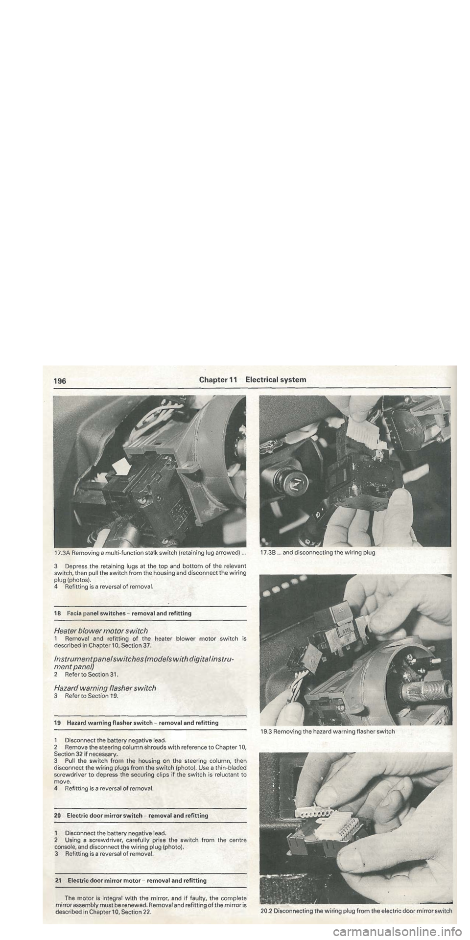 FIAT TIPO 1988 Workshop Manual FIAT TIPO 1988 Workshop Manual