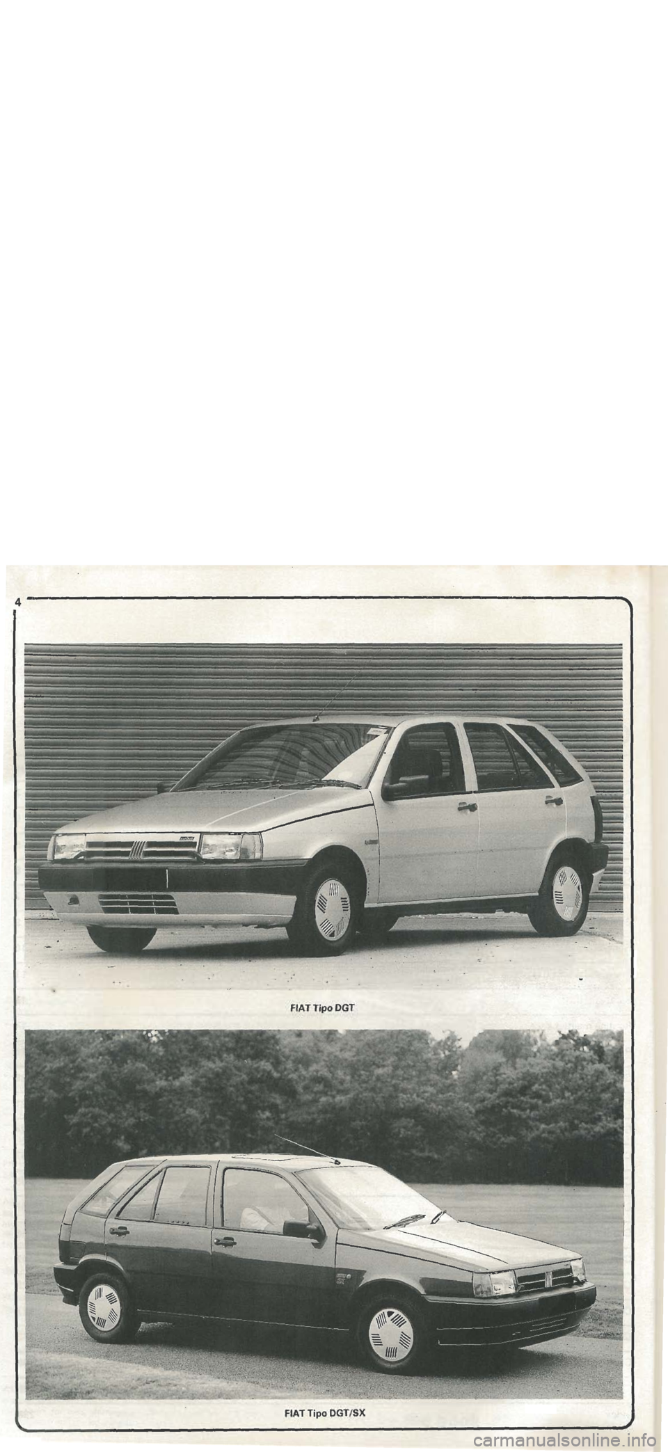 FIAT TIPO 1988 Workshop Manual FIAT TIPO 1988 Workshop Manual