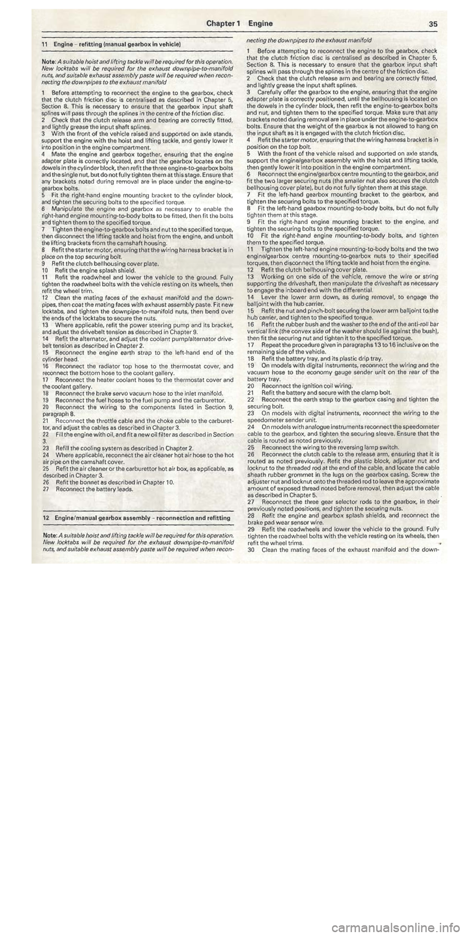 FIAT TIPO 1988 Owners Guide FIAT TIPO 1988 Owners Guide