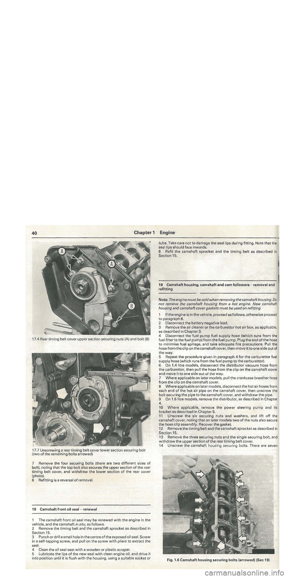 FIAT TIPO 1988 Owners Guide FIAT TIPO 1988 Owners Guide