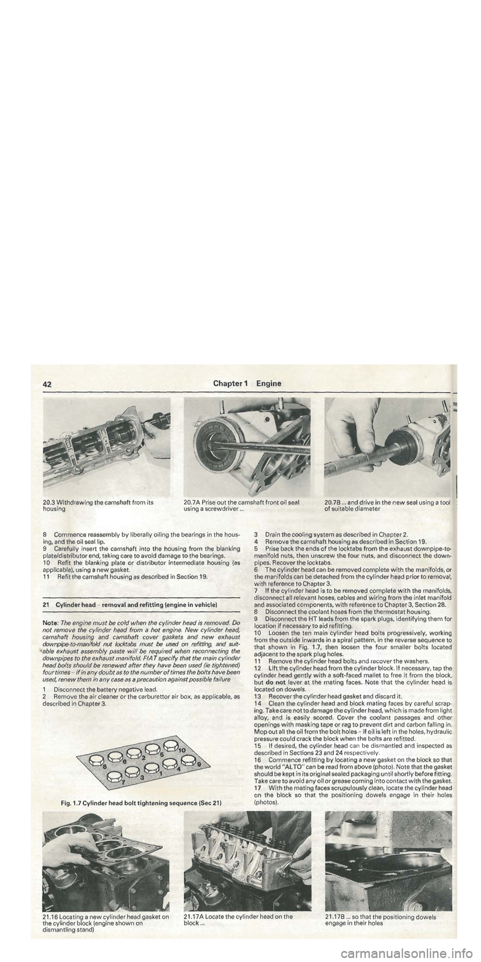 FIAT TIPO 1988 Service Manual FIAT TIPO 1988 Service Manual