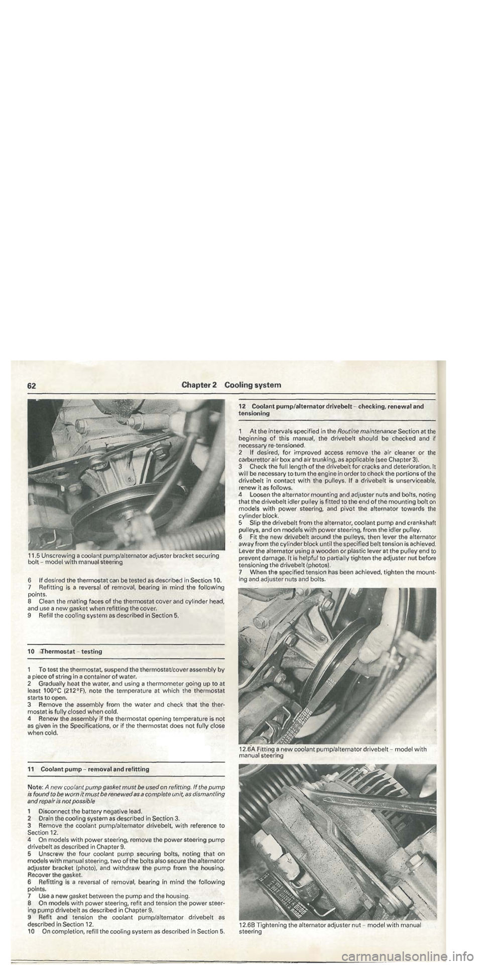 FIAT TIPO 1988 Repair Manual FIAT TIPO 1988 Repair Manual