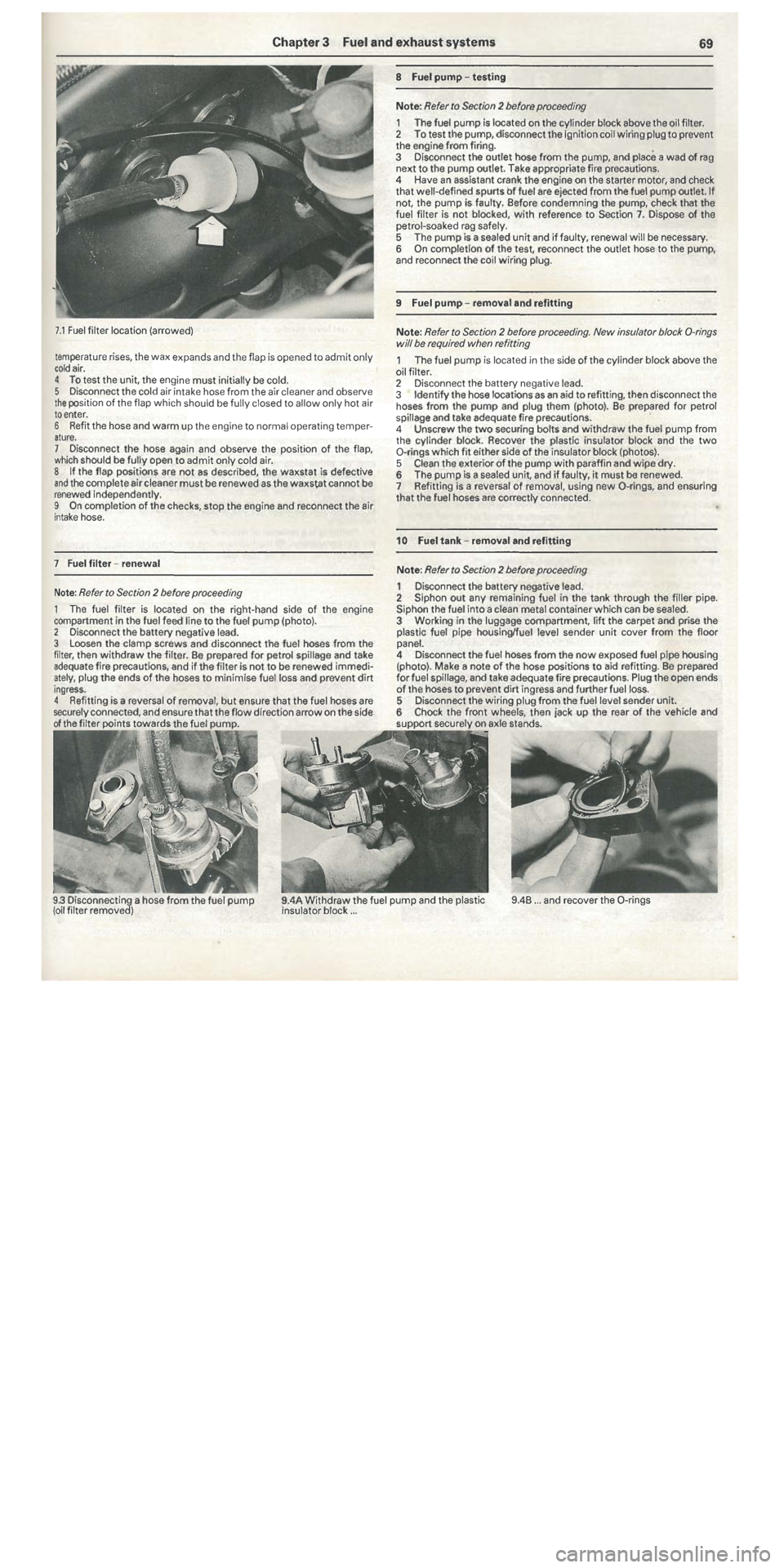 FIAT TIPO 1988 Repair Manual FIAT TIPO 1988 Repair Manual