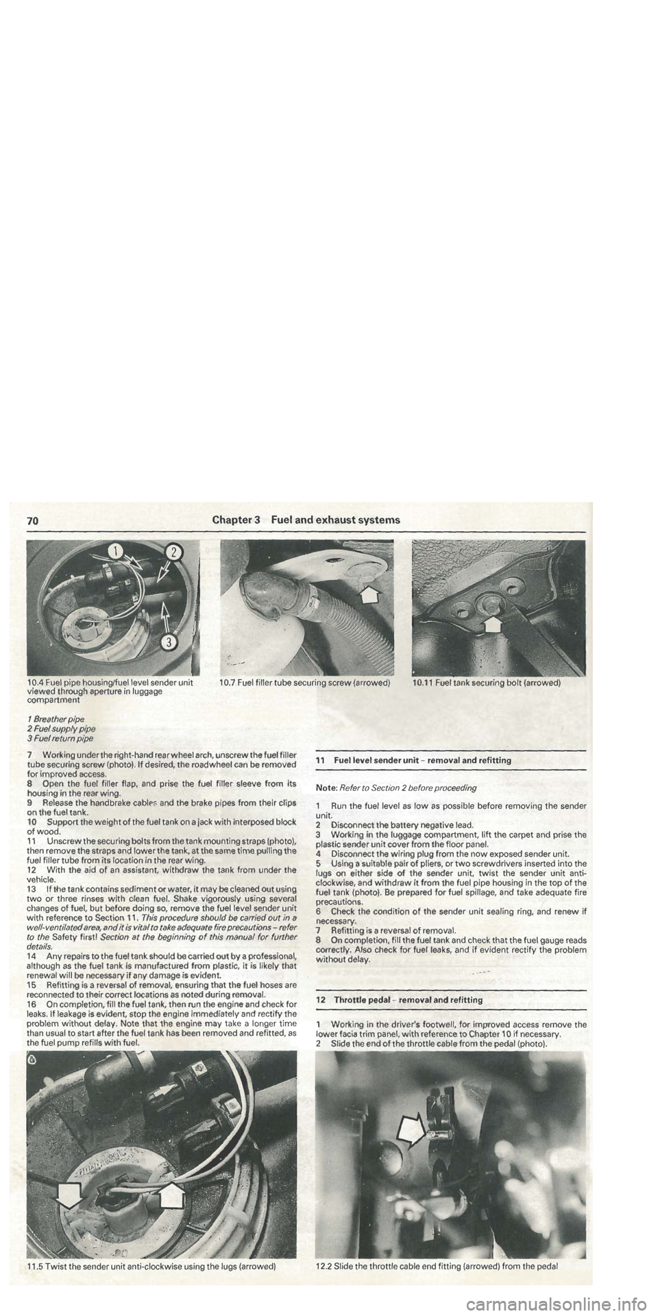 FIAT TIPO 1988 Repair Manual FIAT TIPO 1988 Repair Manual