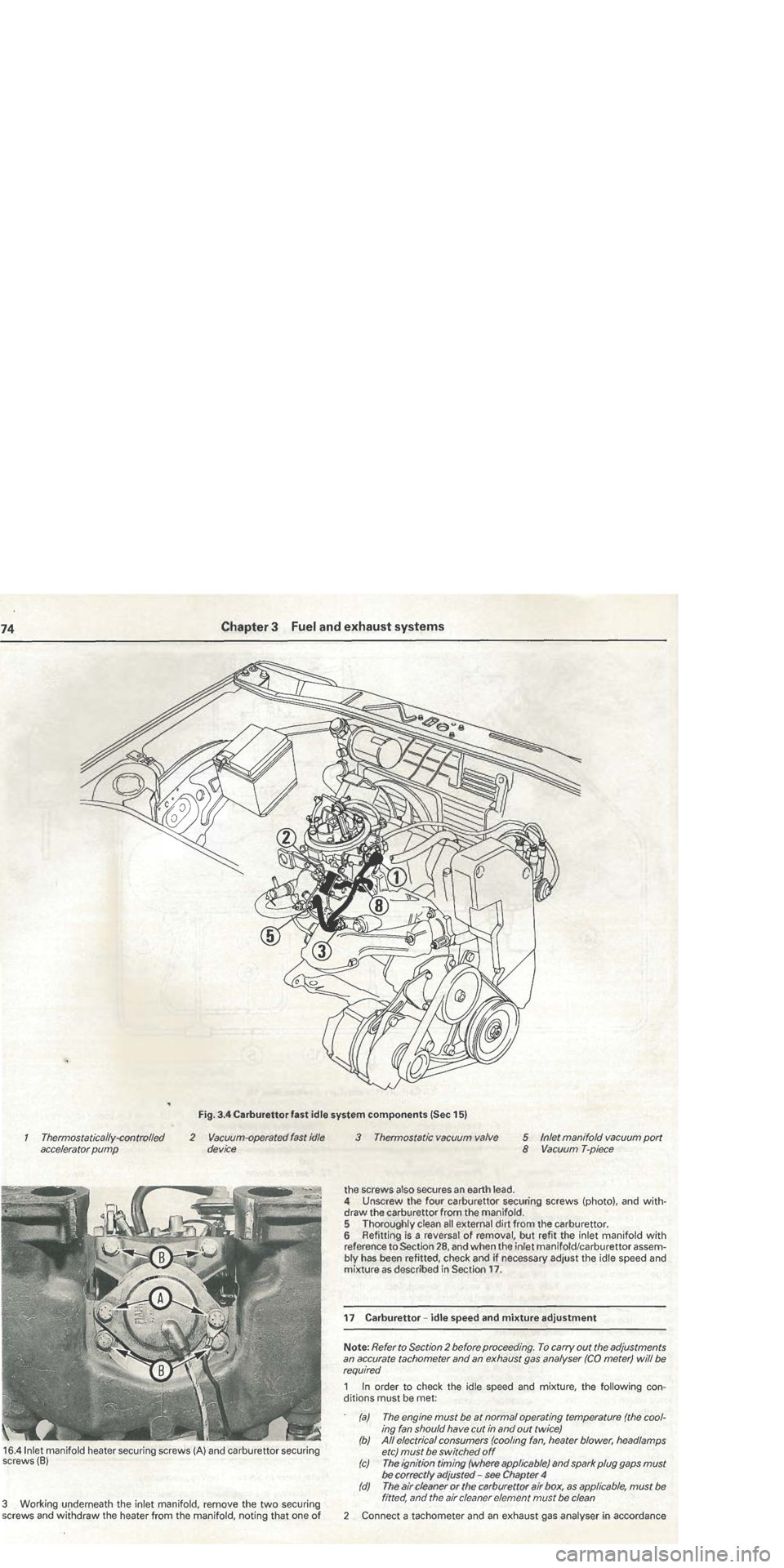 FIAT TIPO 1988 Manual PDF FIAT TIPO 1988 Manual PDF