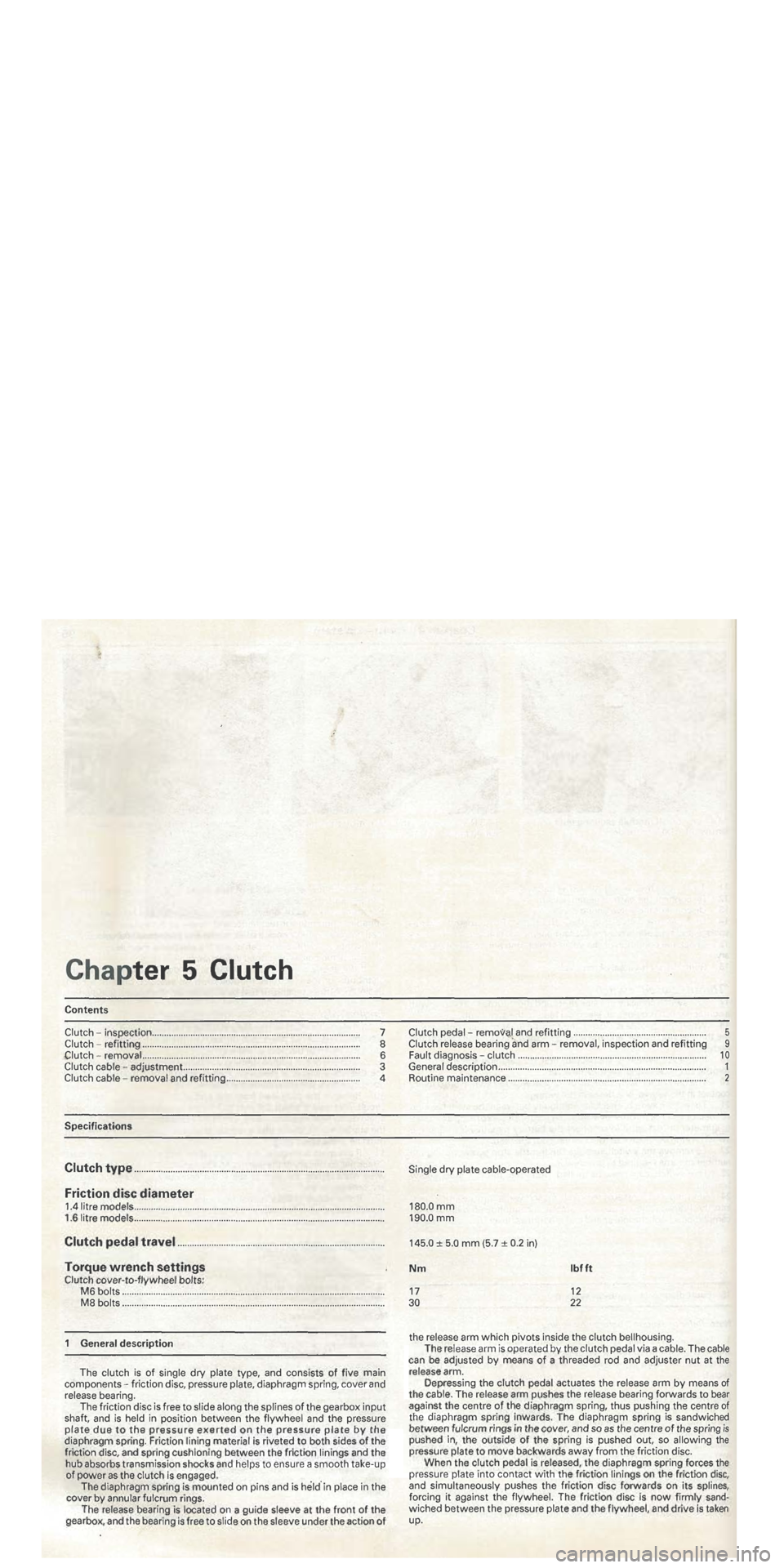 FIAT TIPO 1988 Owners Manual FIAT TIPO 1988 Owners Manual